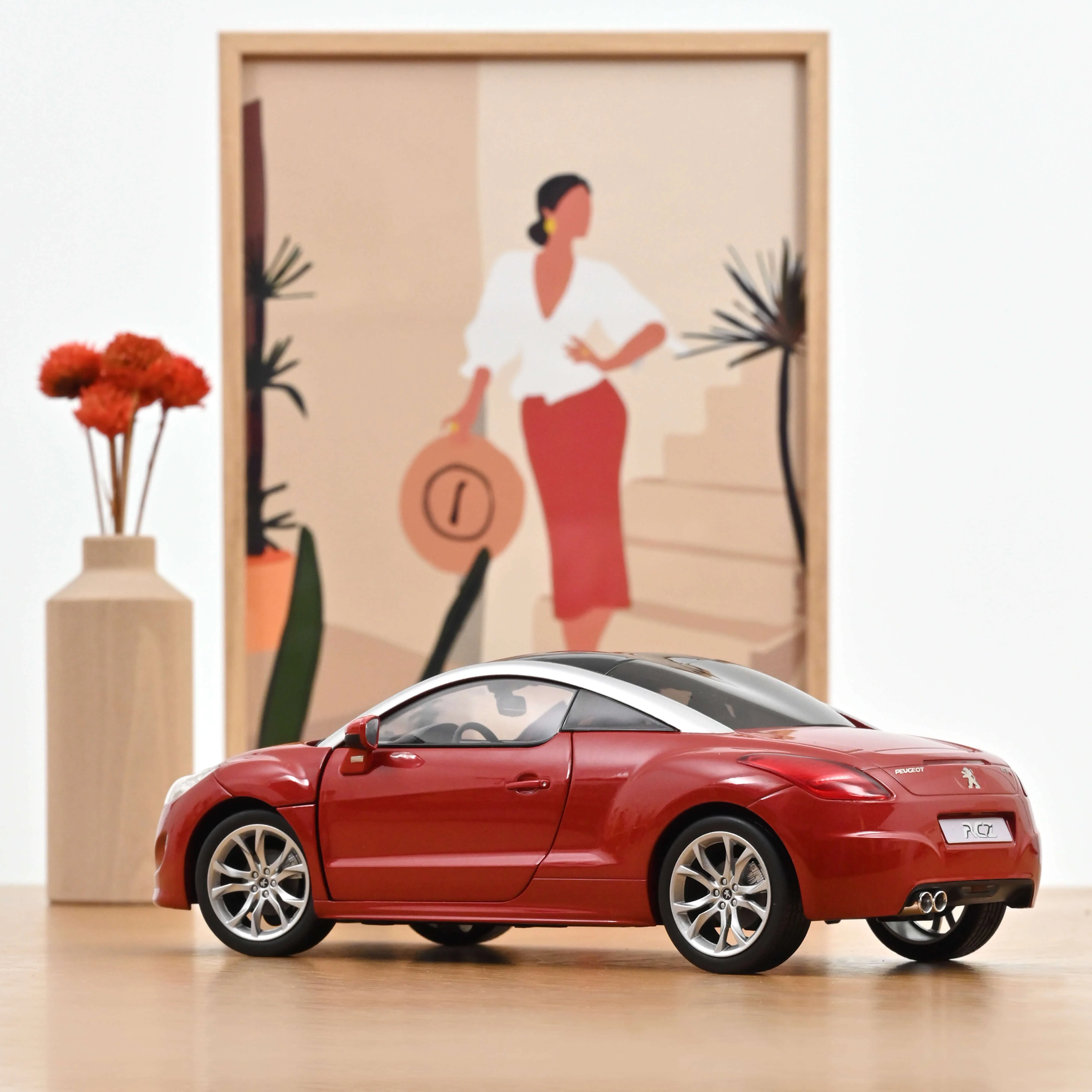 Peugeot RCZ 2010 Rouge Tourmaline 1/18 - 200pcs - Image 3