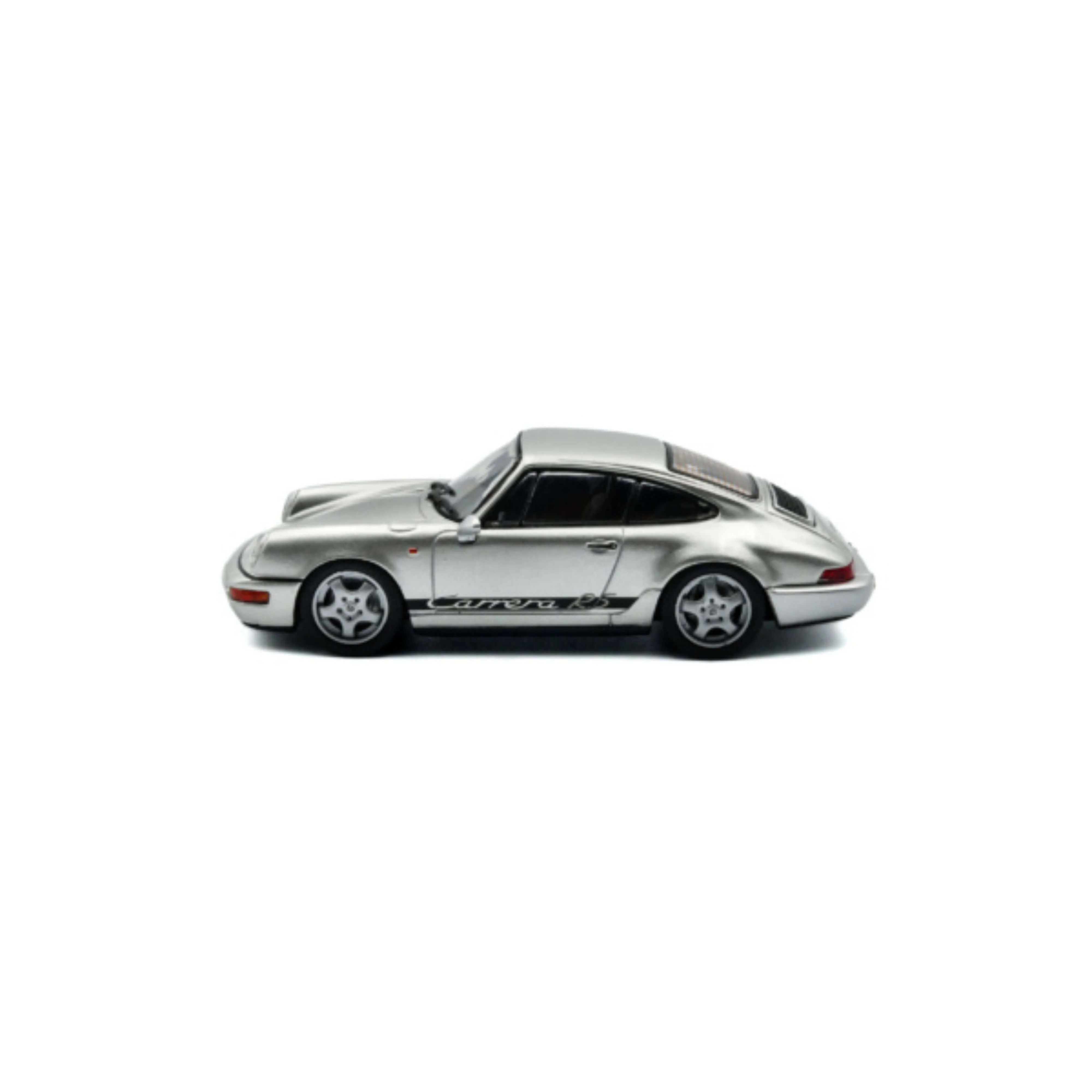 Porsche 911 (964) RS Argent avec Bande Noire 1994 1/43 - Image 3