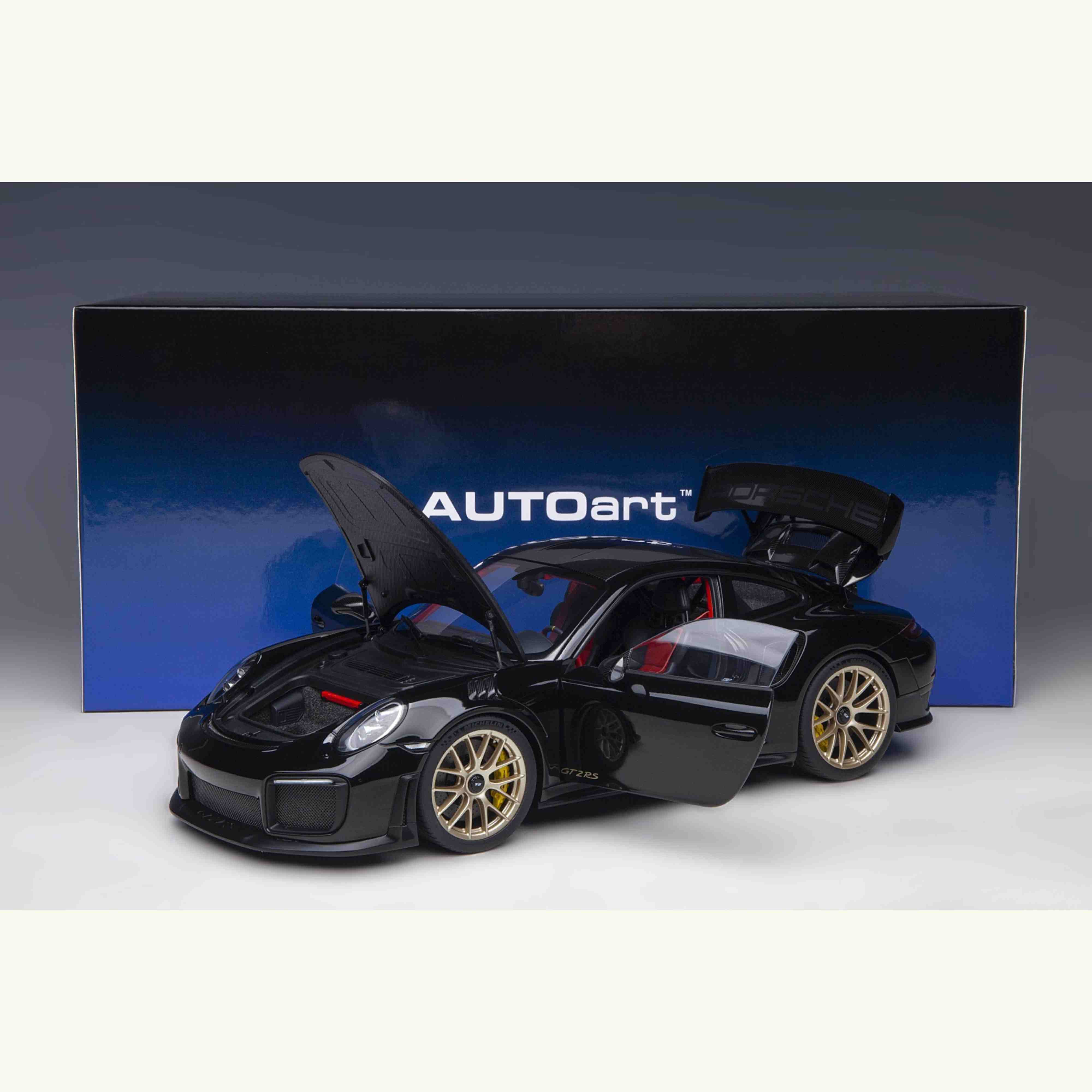 Porsche 911 (991.2) GT2 RS 2017 Weissach Package Noir 1/18 - Image 12