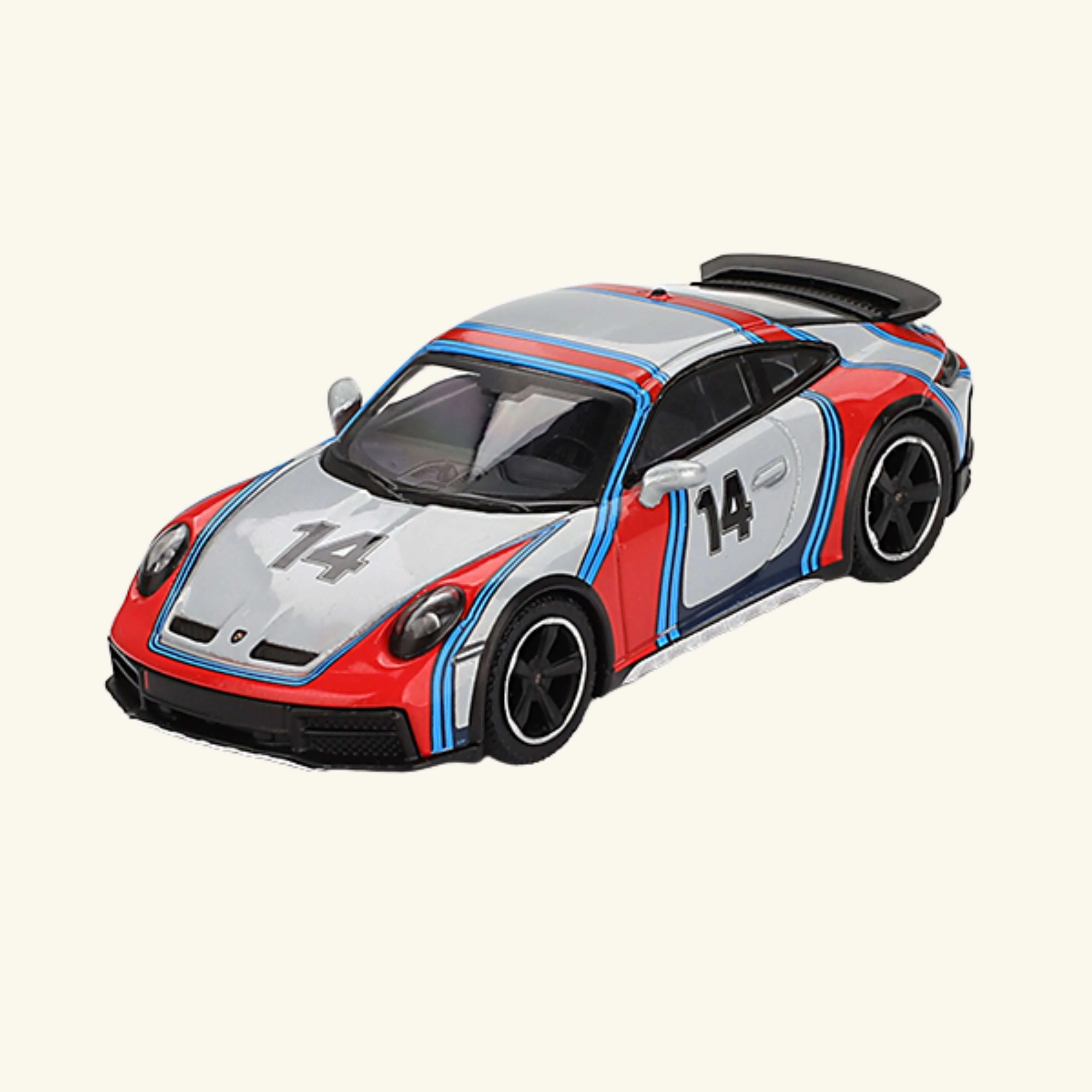 Porsche 911 (992) Dakar Gris Glace Métallisé Rally Tribute 2024 1/64 - Image 2