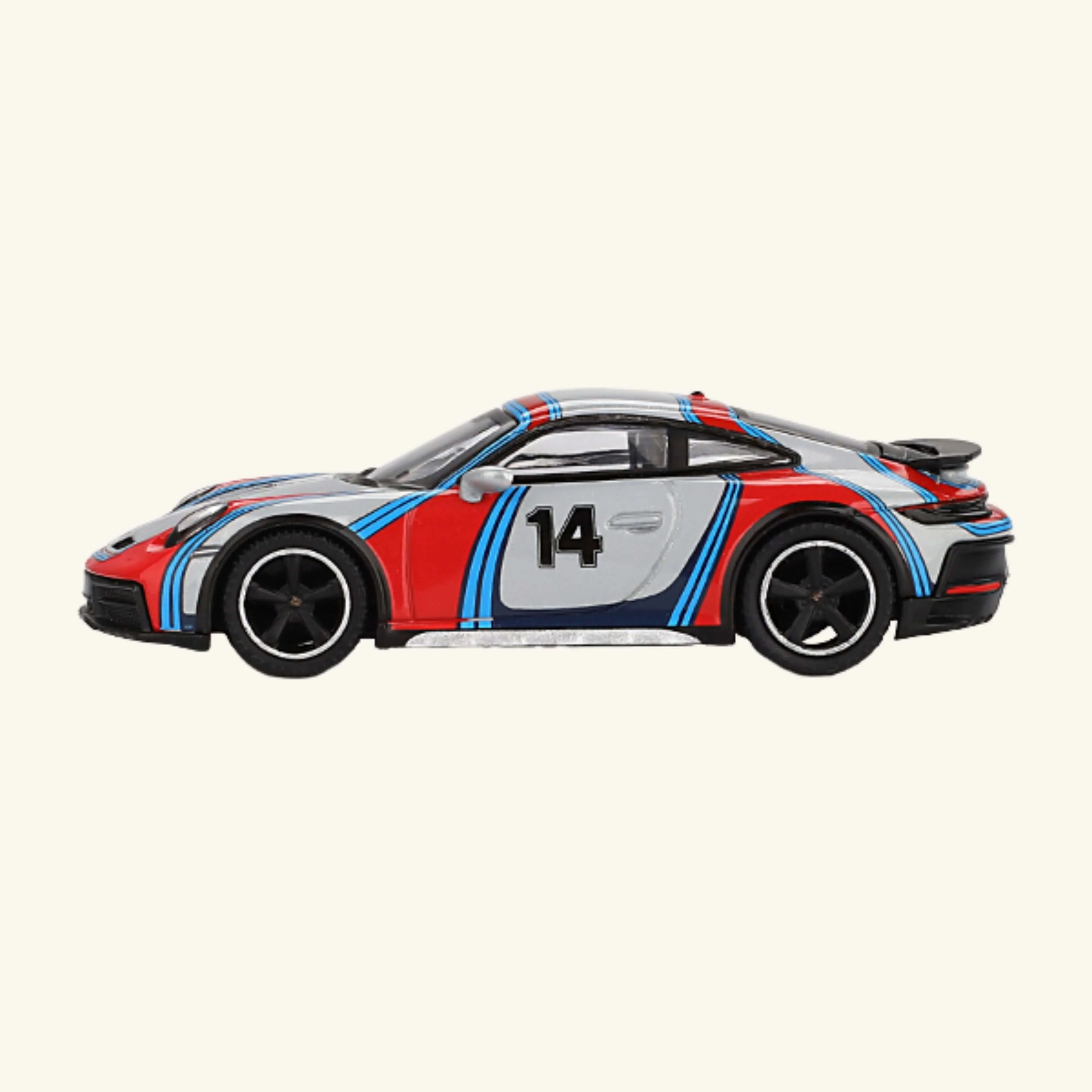 Porsche 911 (992) Dakar Gris Glace Métallisé Rally Tribute 2024 1/64 - Image 4