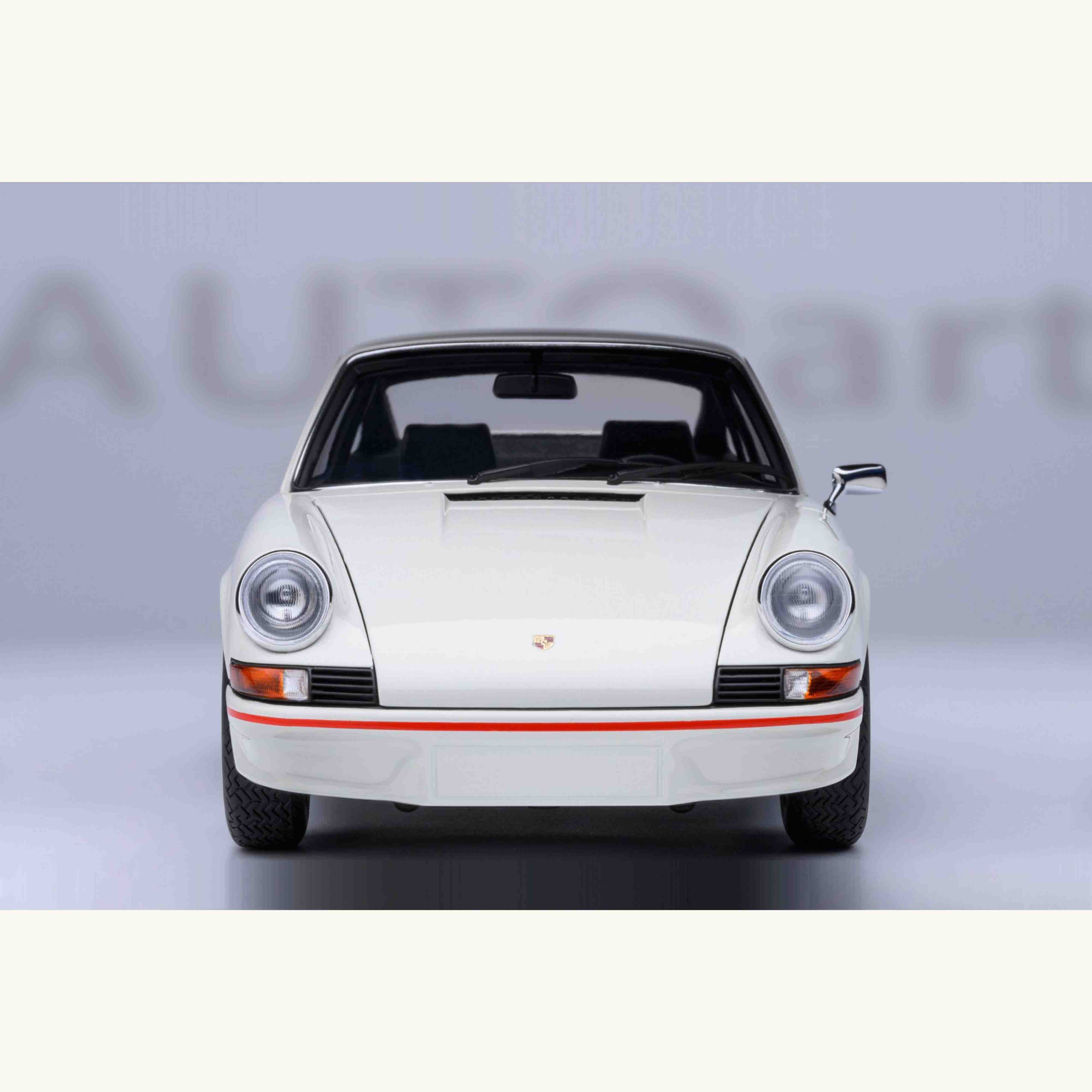 Porsche 911 Carrera 2.7 RS Grand Prix Blanc / Bandes Rouges 1/18 - Image 4