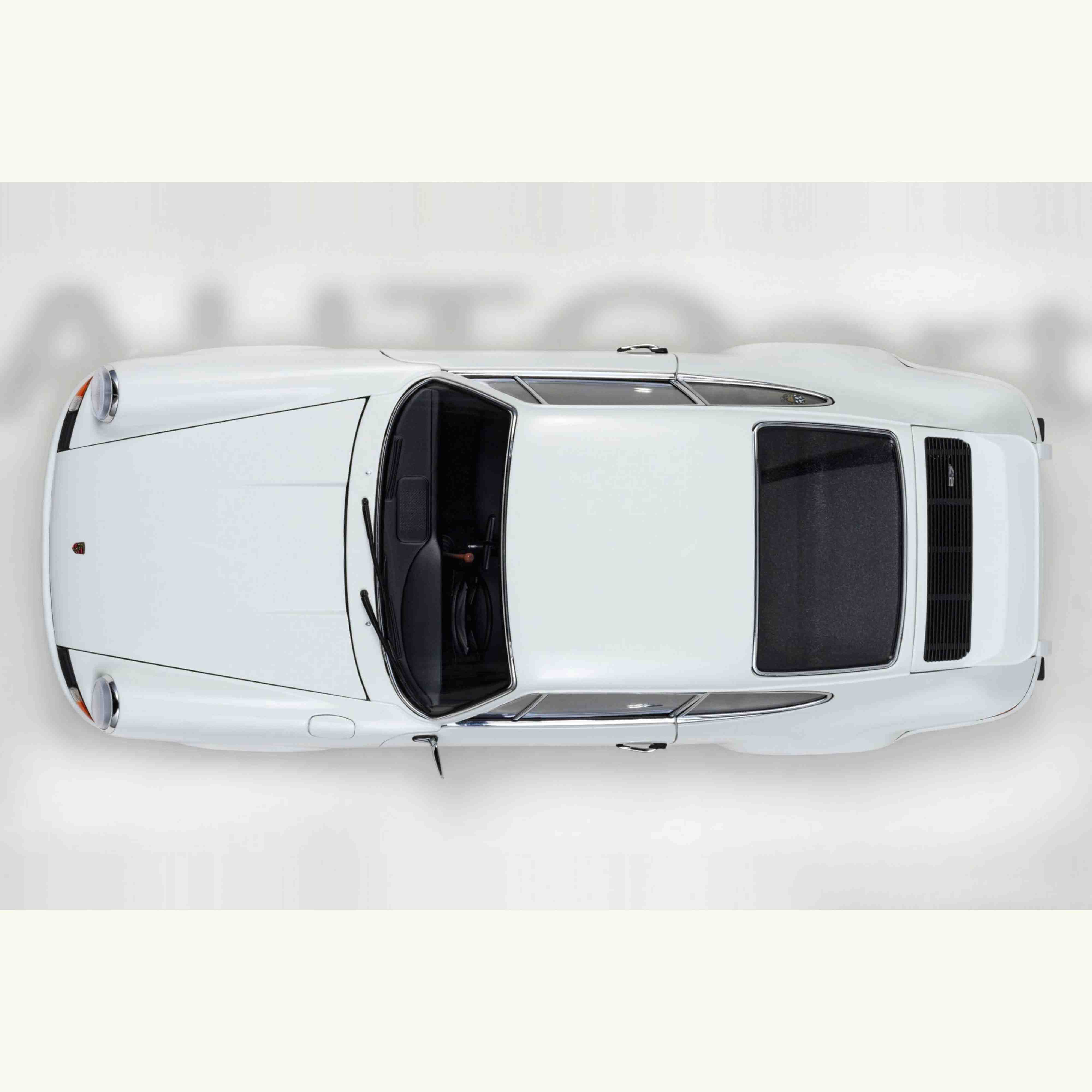Porsche 911 Carrera 2.7 RS Grand Prix Blanc / Bandes Rouges 1/18 - Image 6