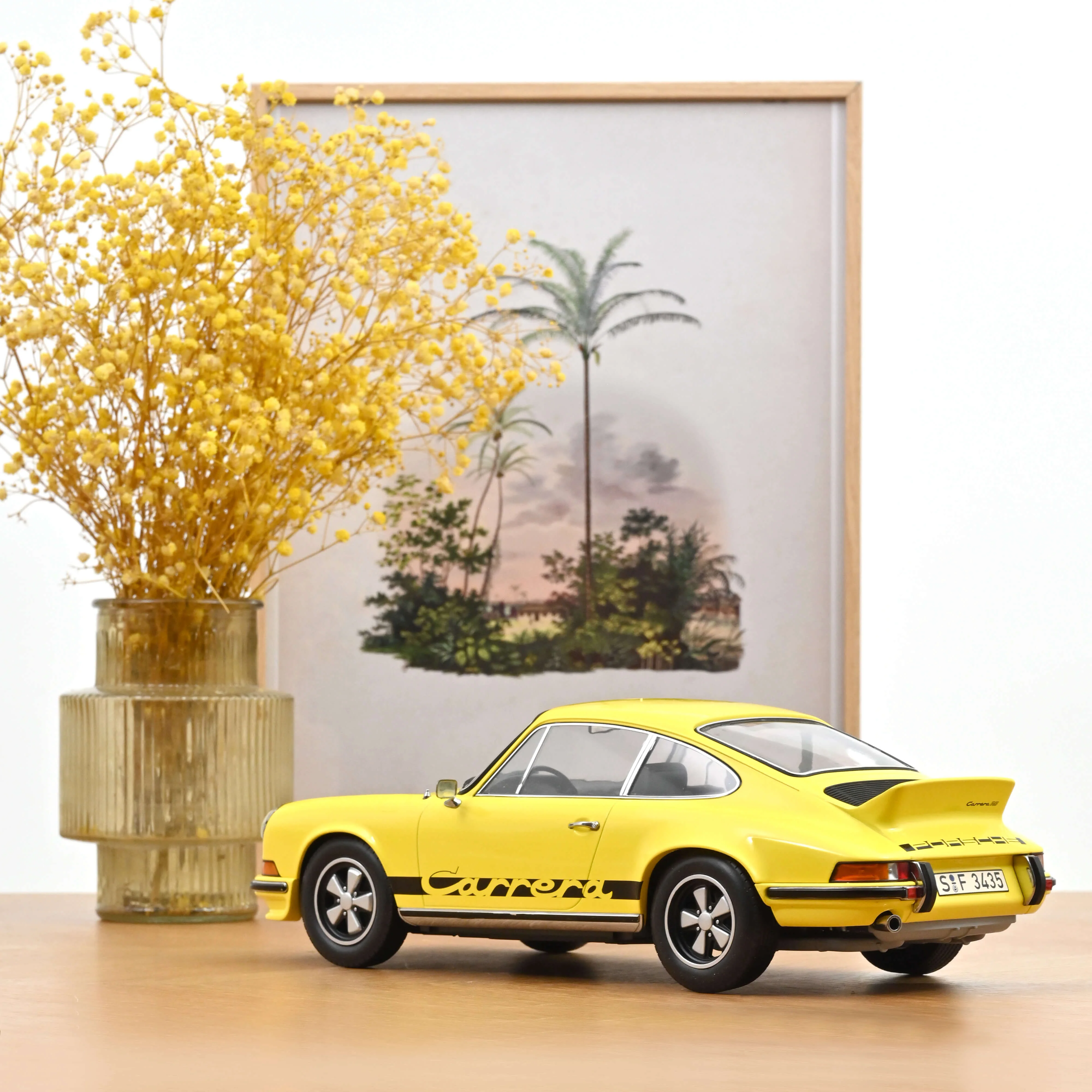 Porsche 911 Carrera RS 2.7 1973 Jaune clair 1/12 - 200 pcs - Image 2