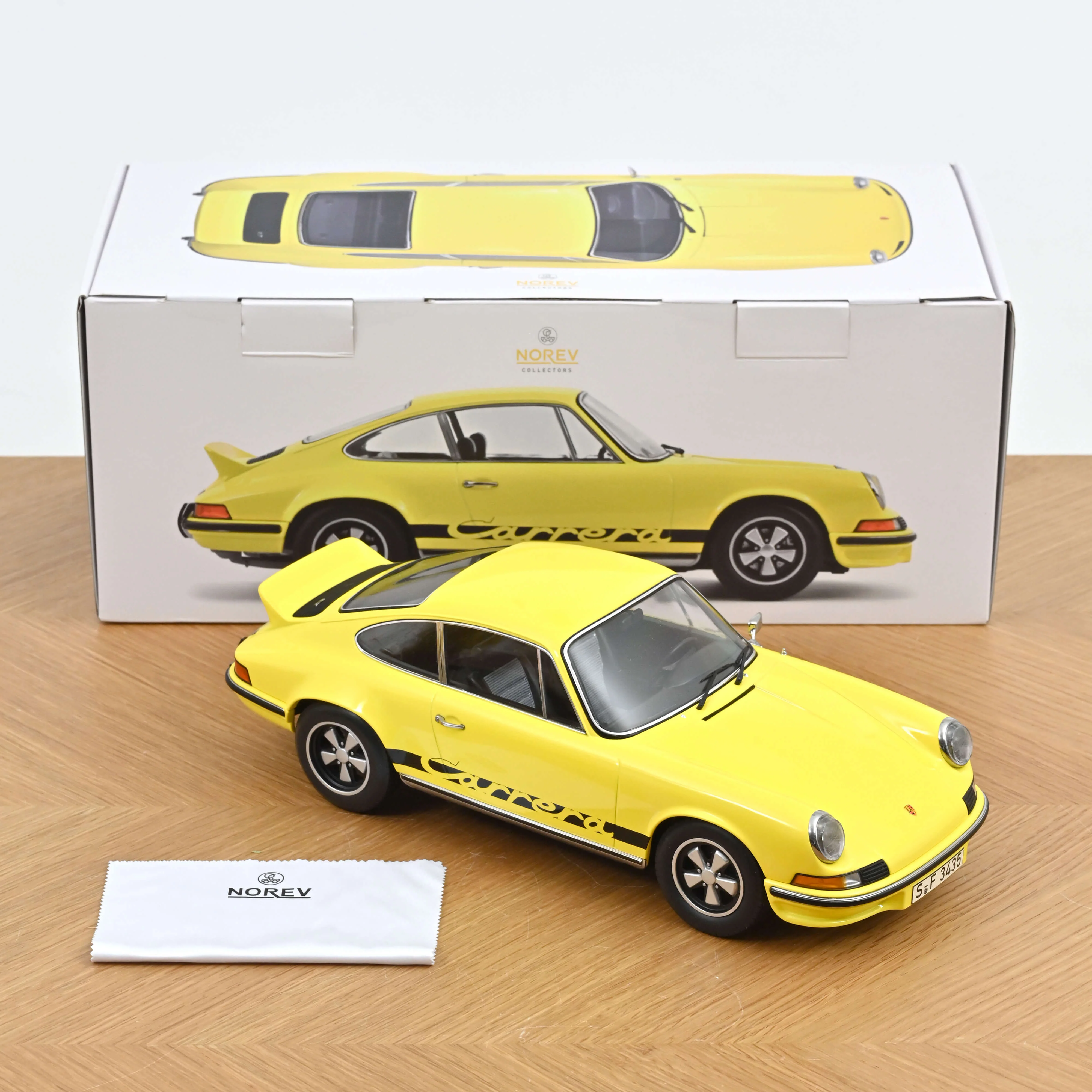 Porsche 911 Carrera RS 2.7 1973 Jaune clair 1/12 - 200 pcs - Image 6