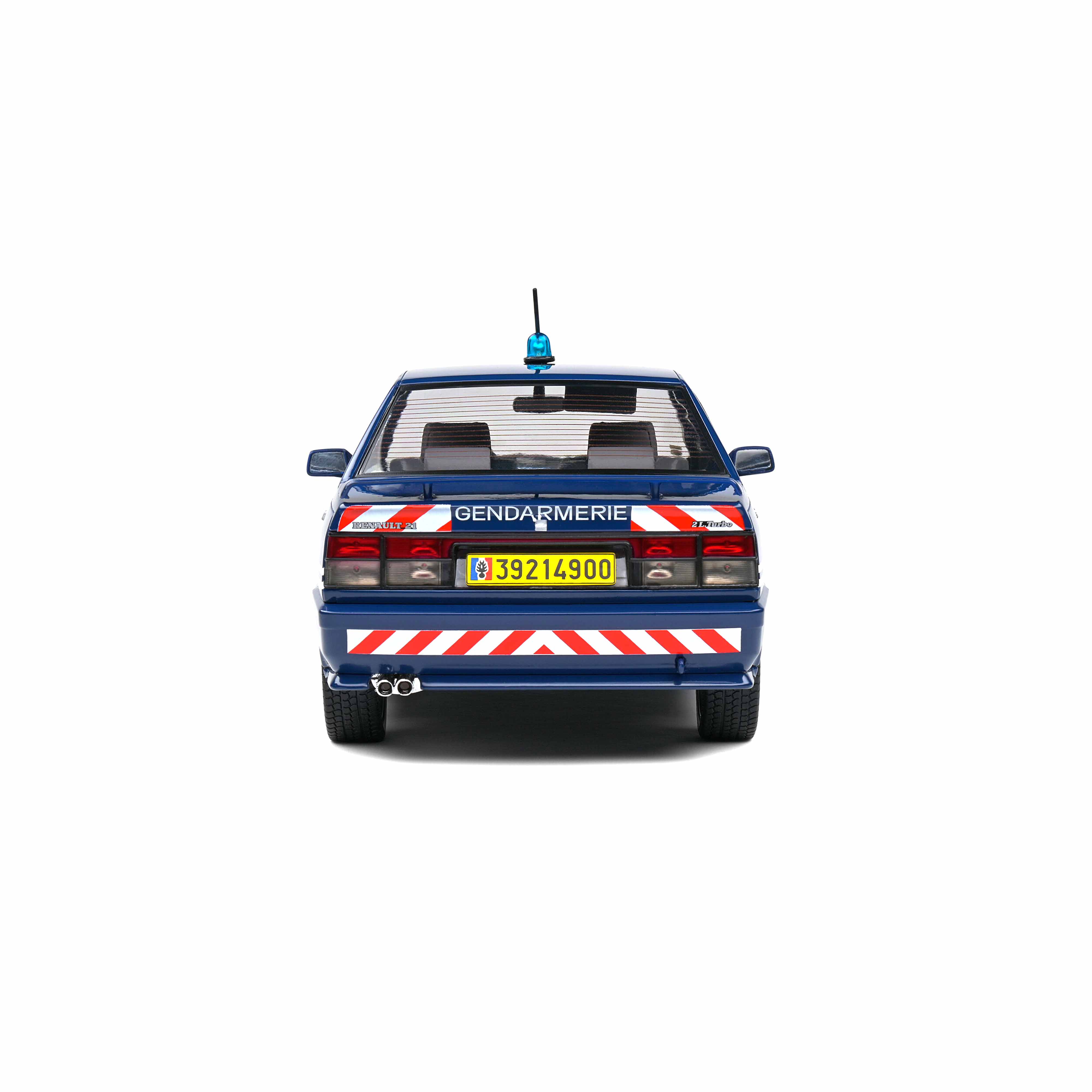 Renault 21 Turbo BRI Bleu 1992 1/18 - Image 3
