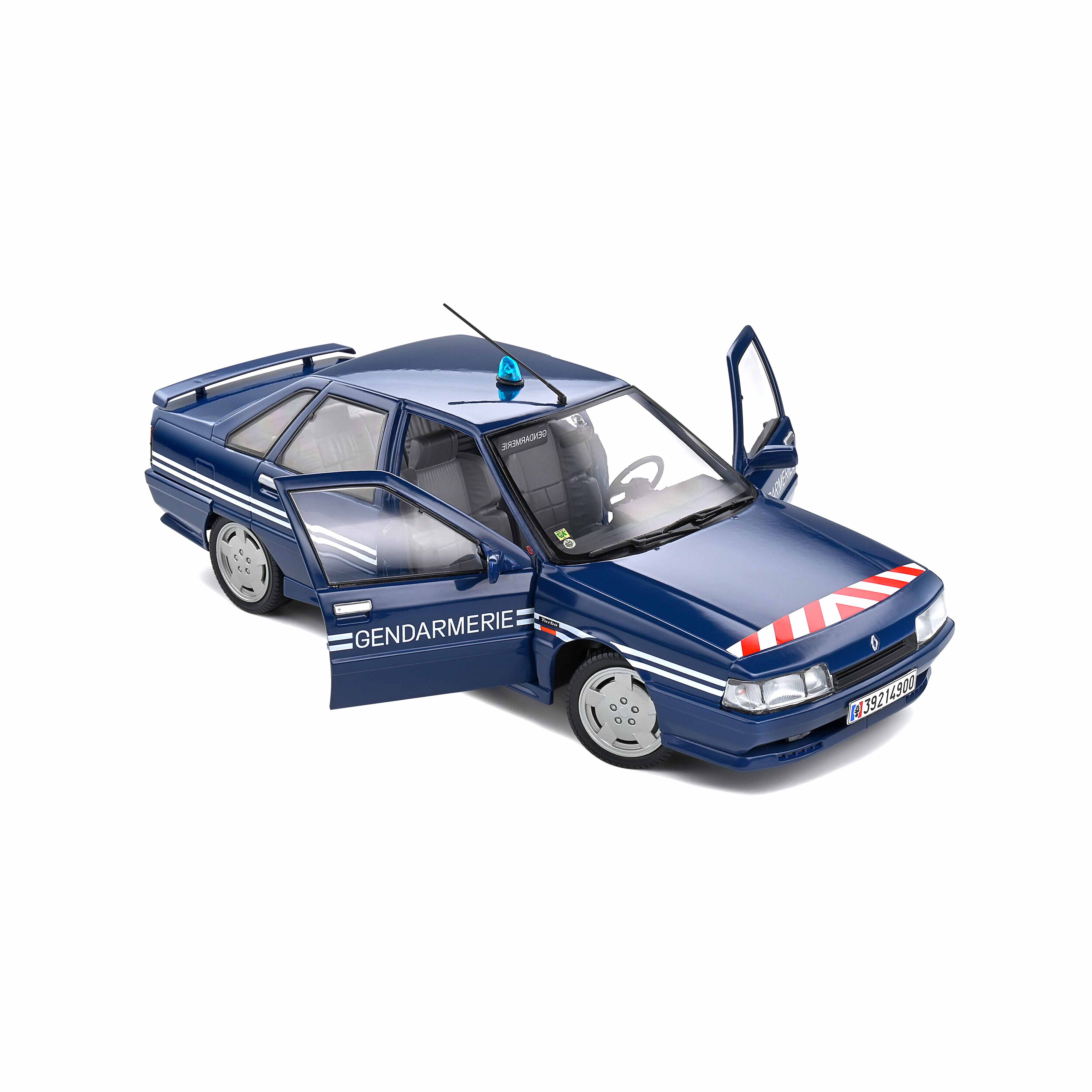 Renault 21 Turbo BRI Bleu 1992 1/18 - Image 6