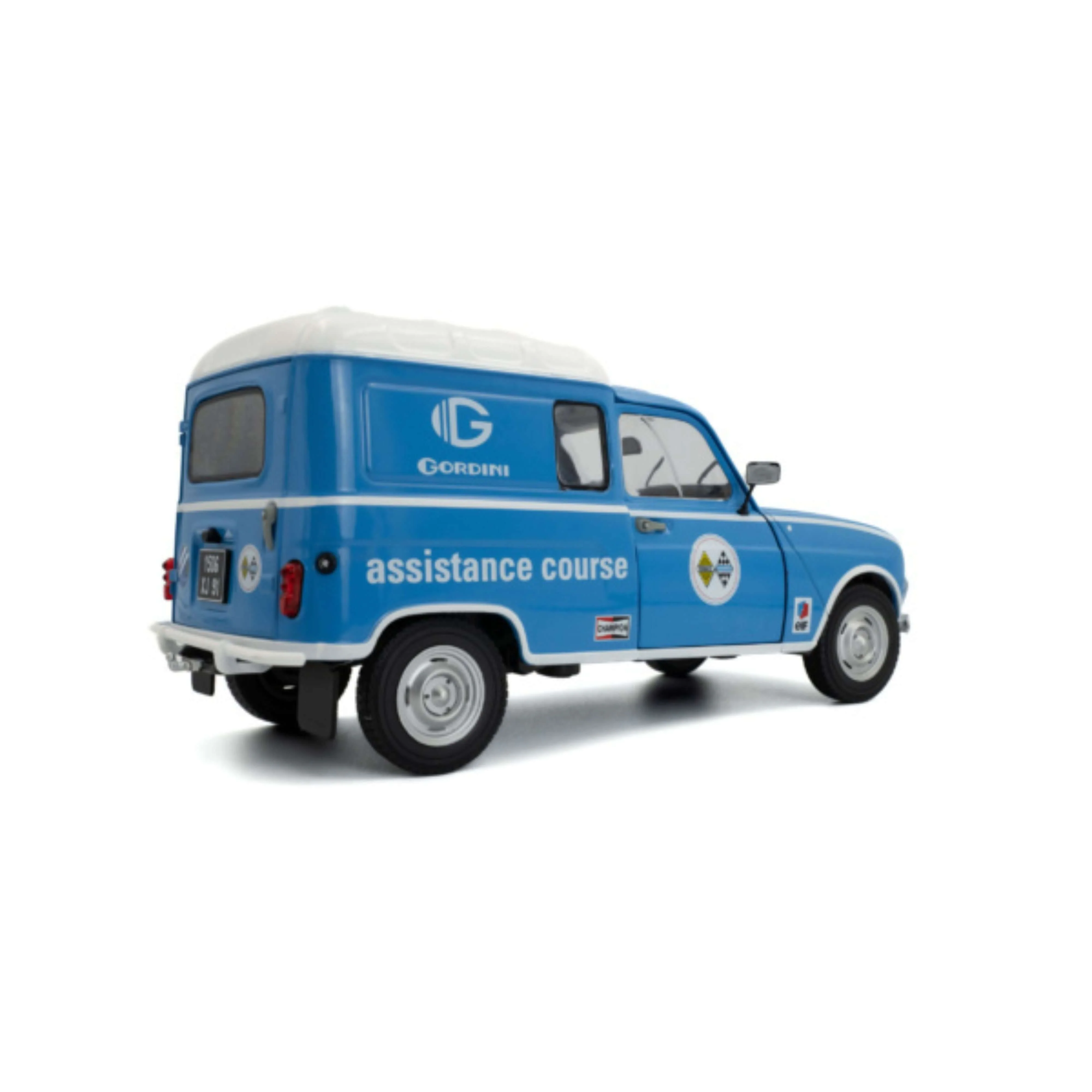 Renault 4L F4 Gordini Service Bleu 1976 1/18 - Image 7