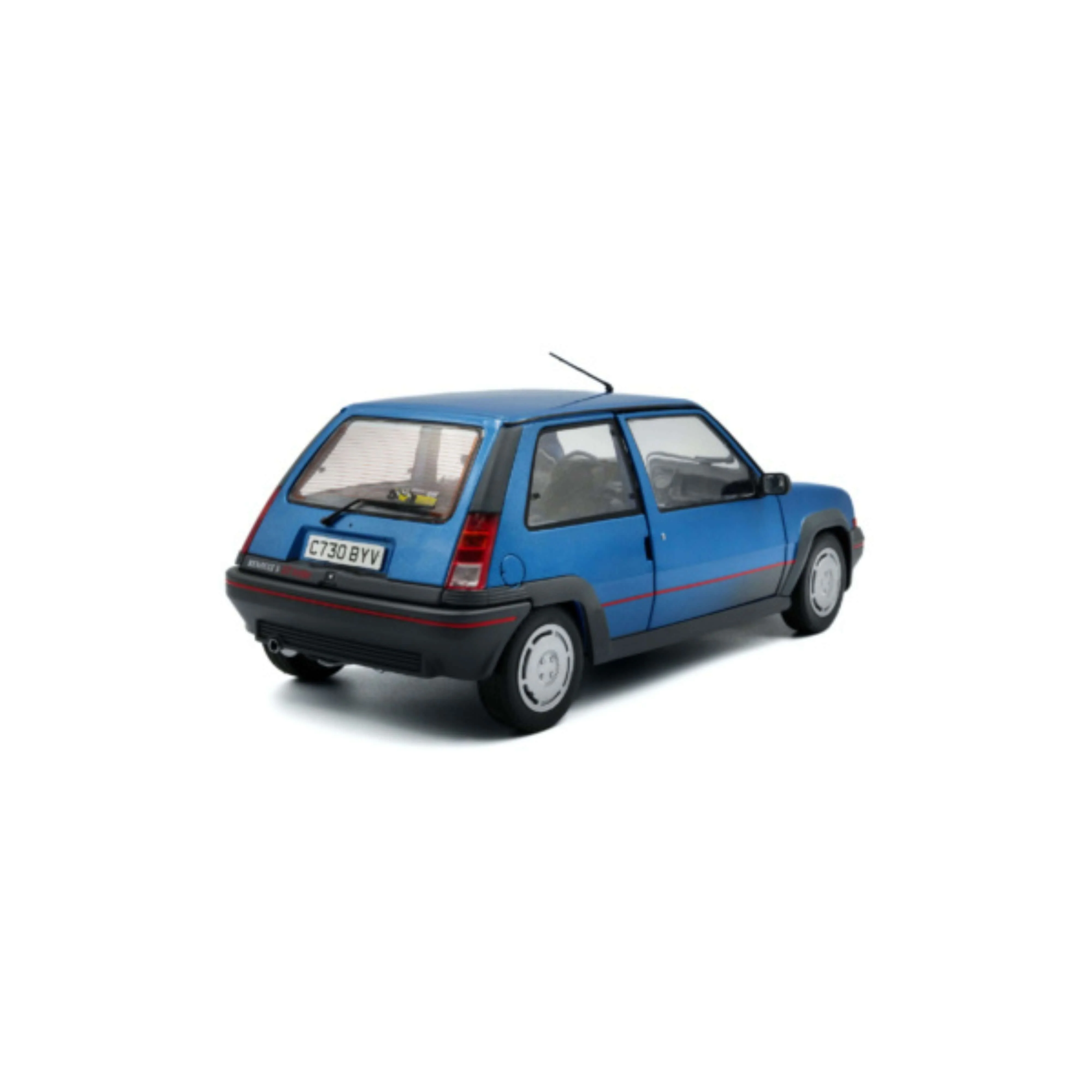 Renault 5 GT Turbo Mk1 Bleu Alpine 1985 1/18 - Image 7