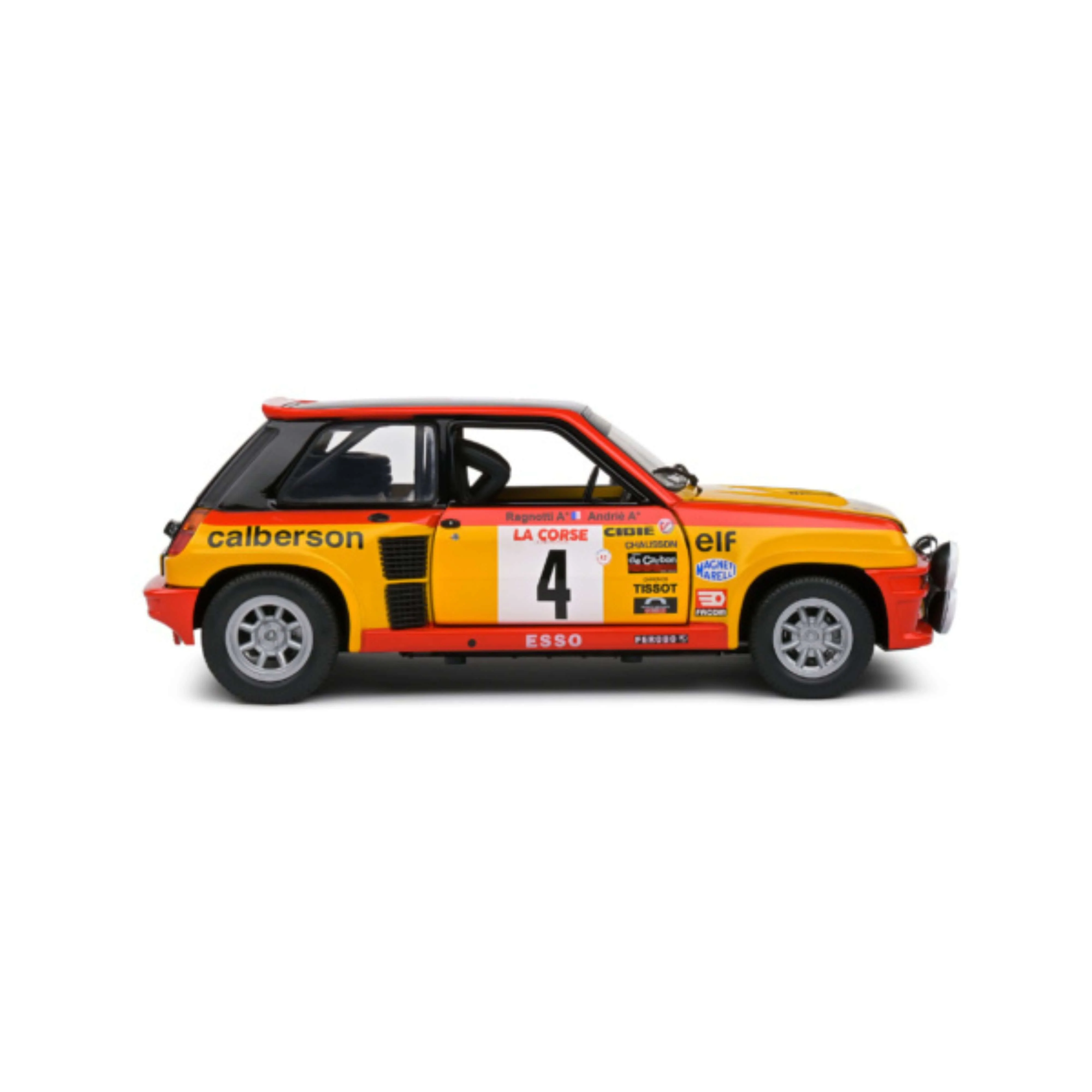 Renault 5 Turbo Jaune #4 Ragnotti / Andrié Tour de Corse 1980 1/18 - Image 3