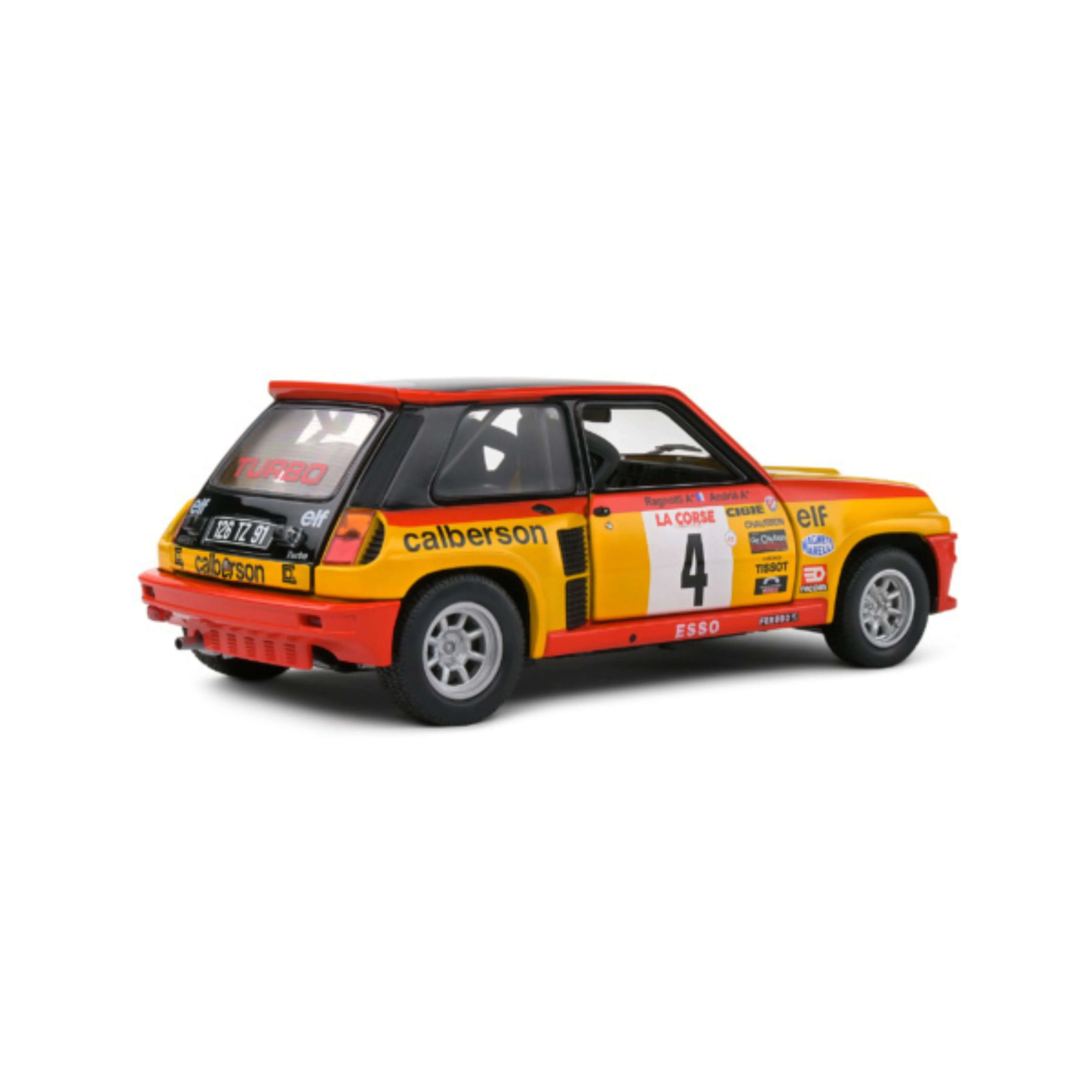 Renault 5 Turbo Jaune #4 Ragnotti / Andrié Tour de Corse 1980 1/18 - Image 7