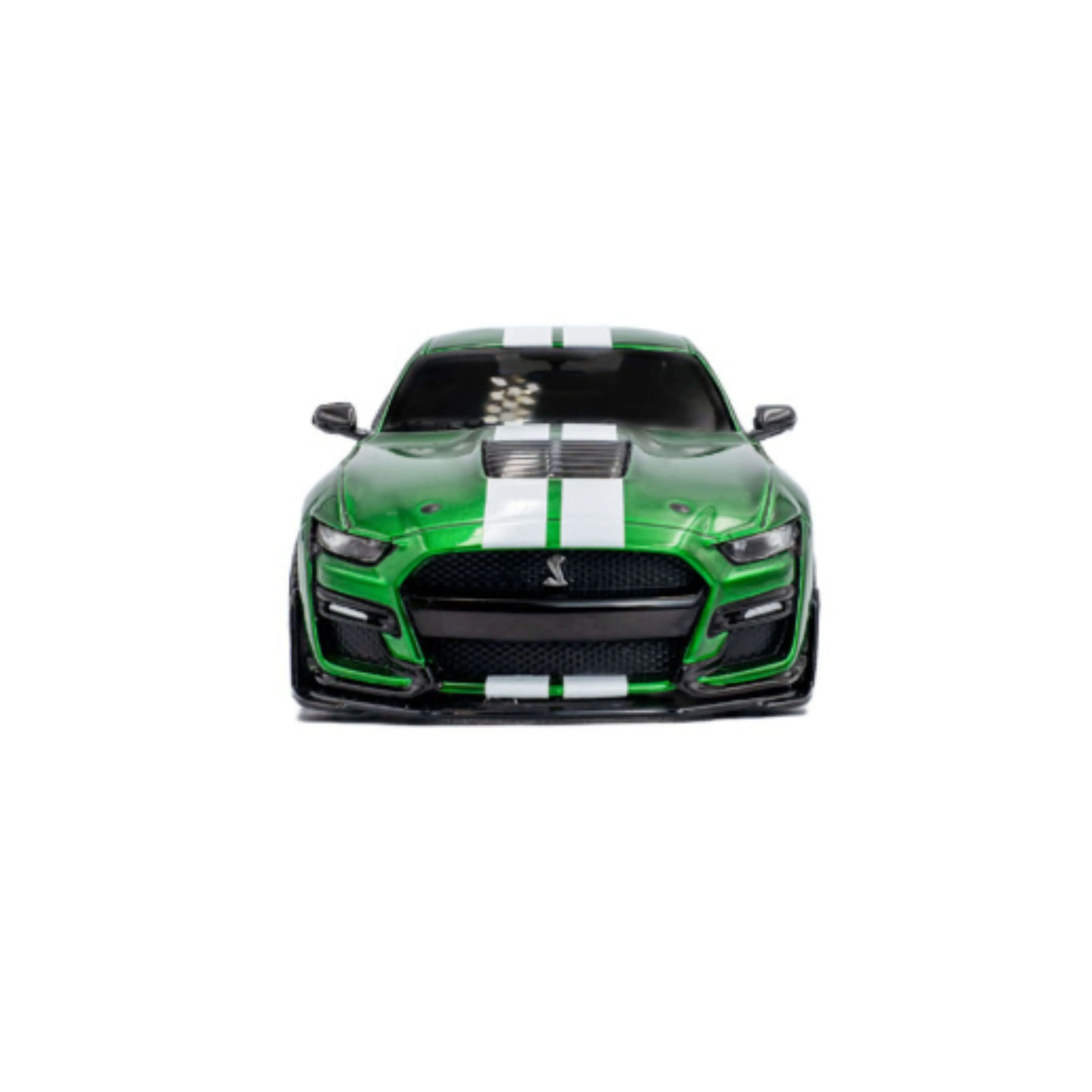 Shelby Mustang GT500 Vert Éruption Métallisé / Bandes Blanches 1:43 - Image 4