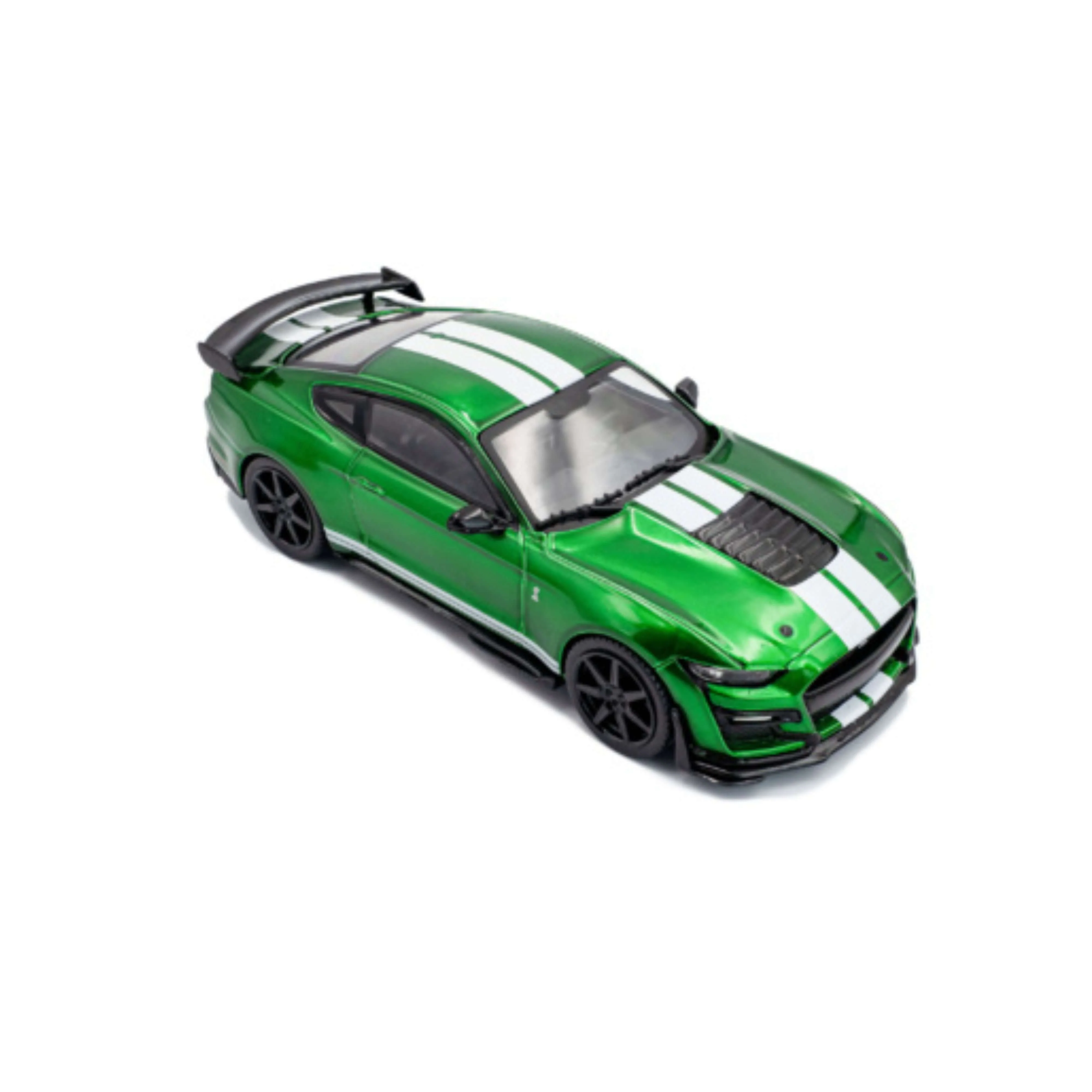 Shelby Mustang GT500 Vert Éruption Métallisé / Bandes Blanches 1:43 - Image 6