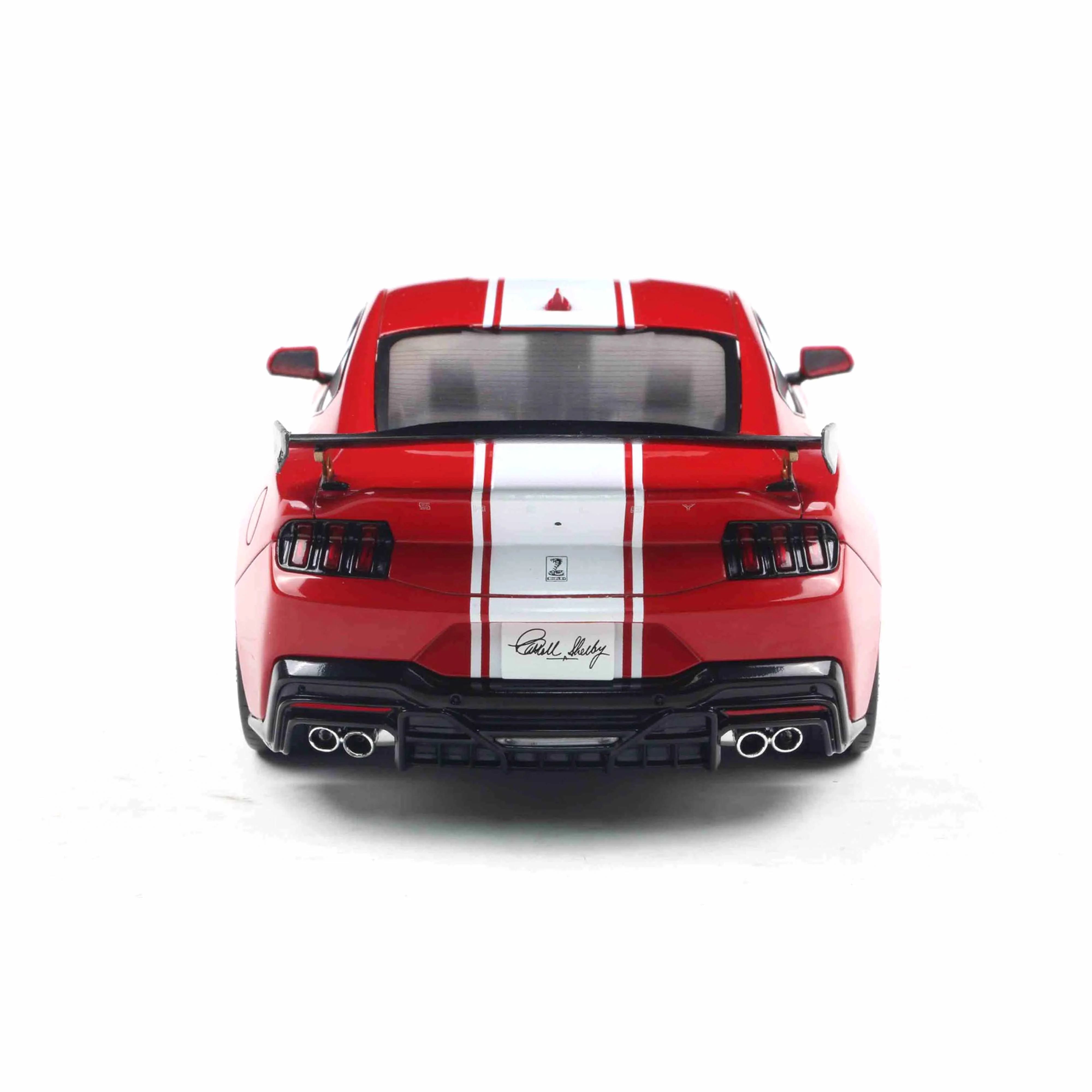 Shelby Mustang Super Snake Race Rouge 2025 1/18 - Image 4