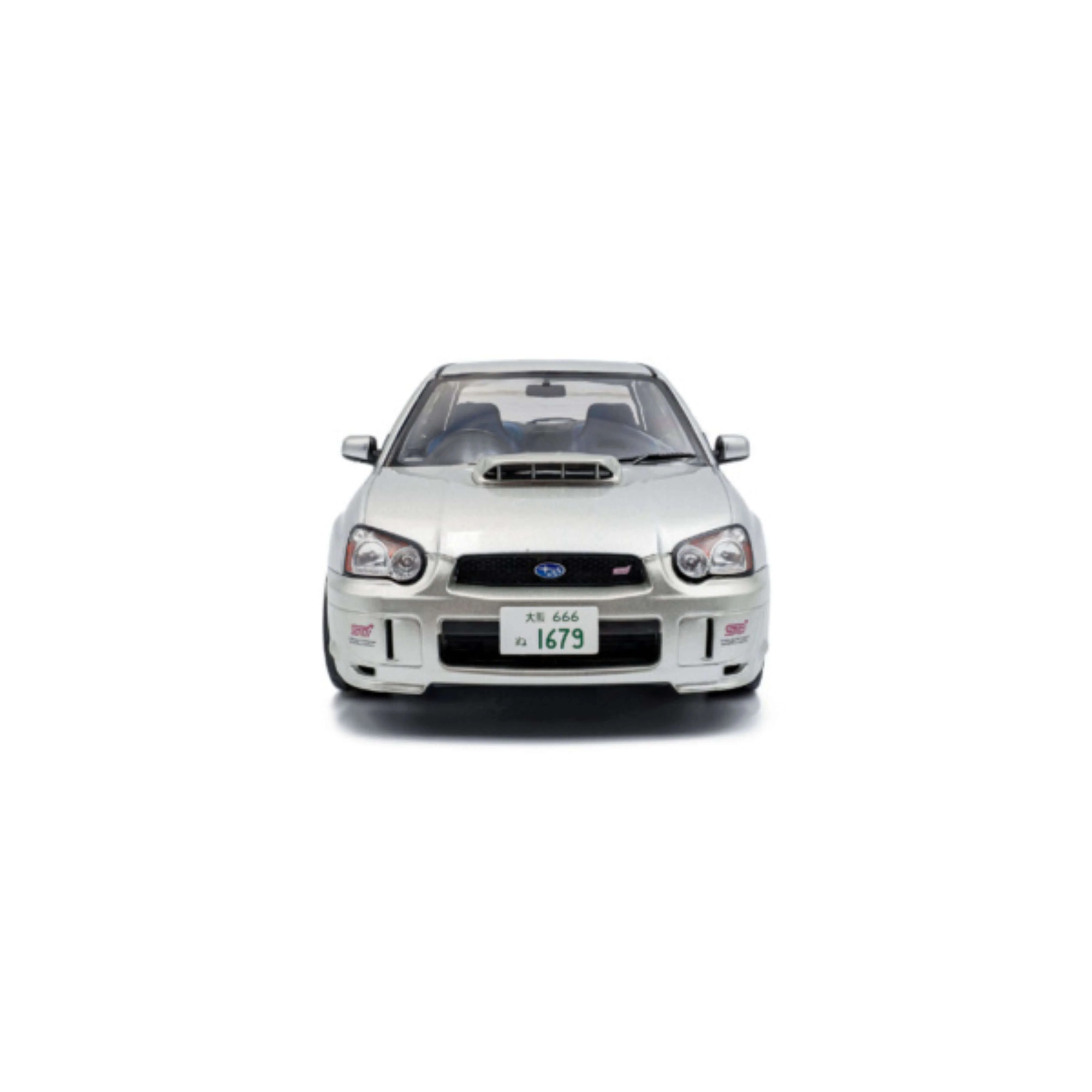 Subaru Impreza WRX STI Premium Effet Argent 1/18 - Image 4