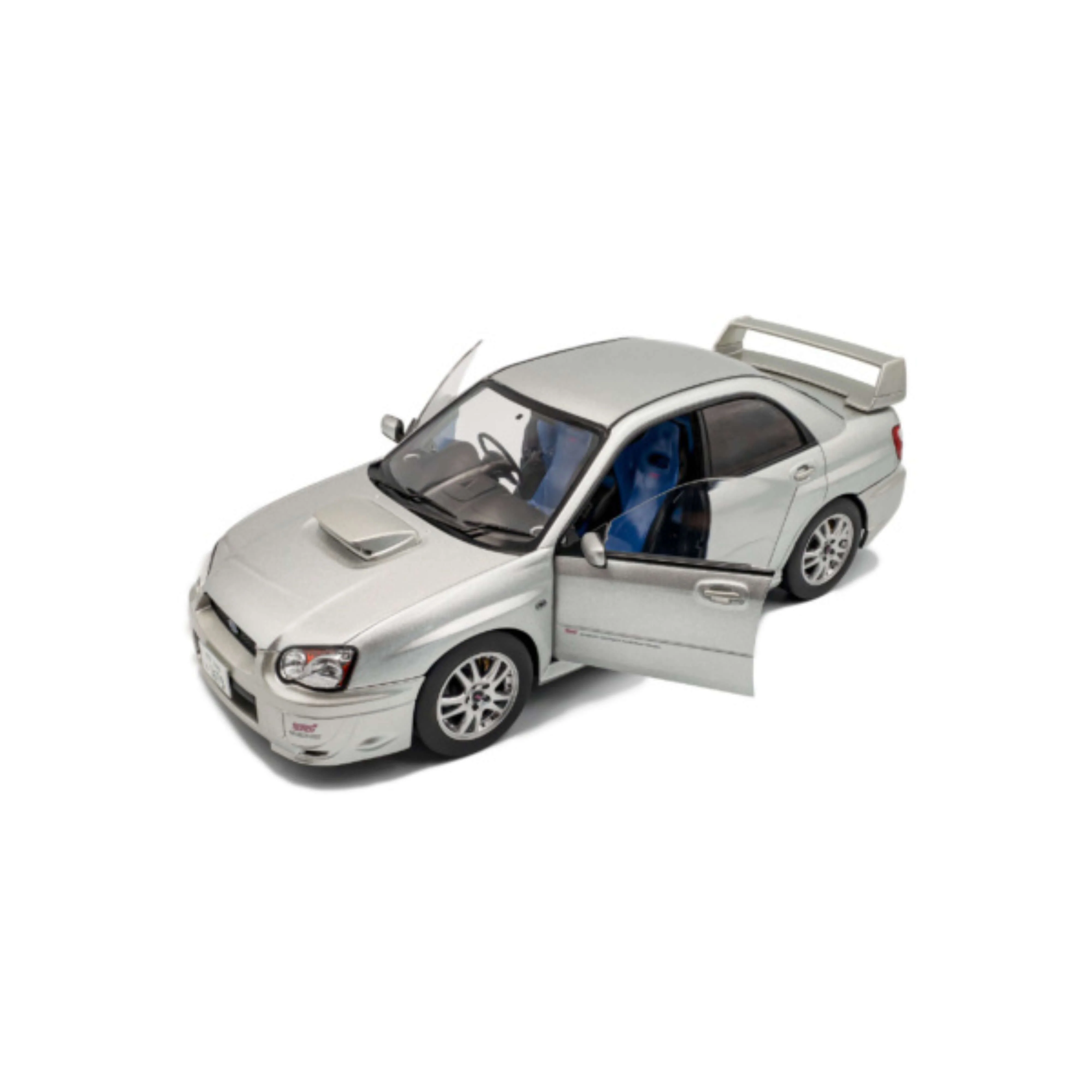 Subaru Impreza WRX STI Premium Effet Argent 1/18 - Image 5