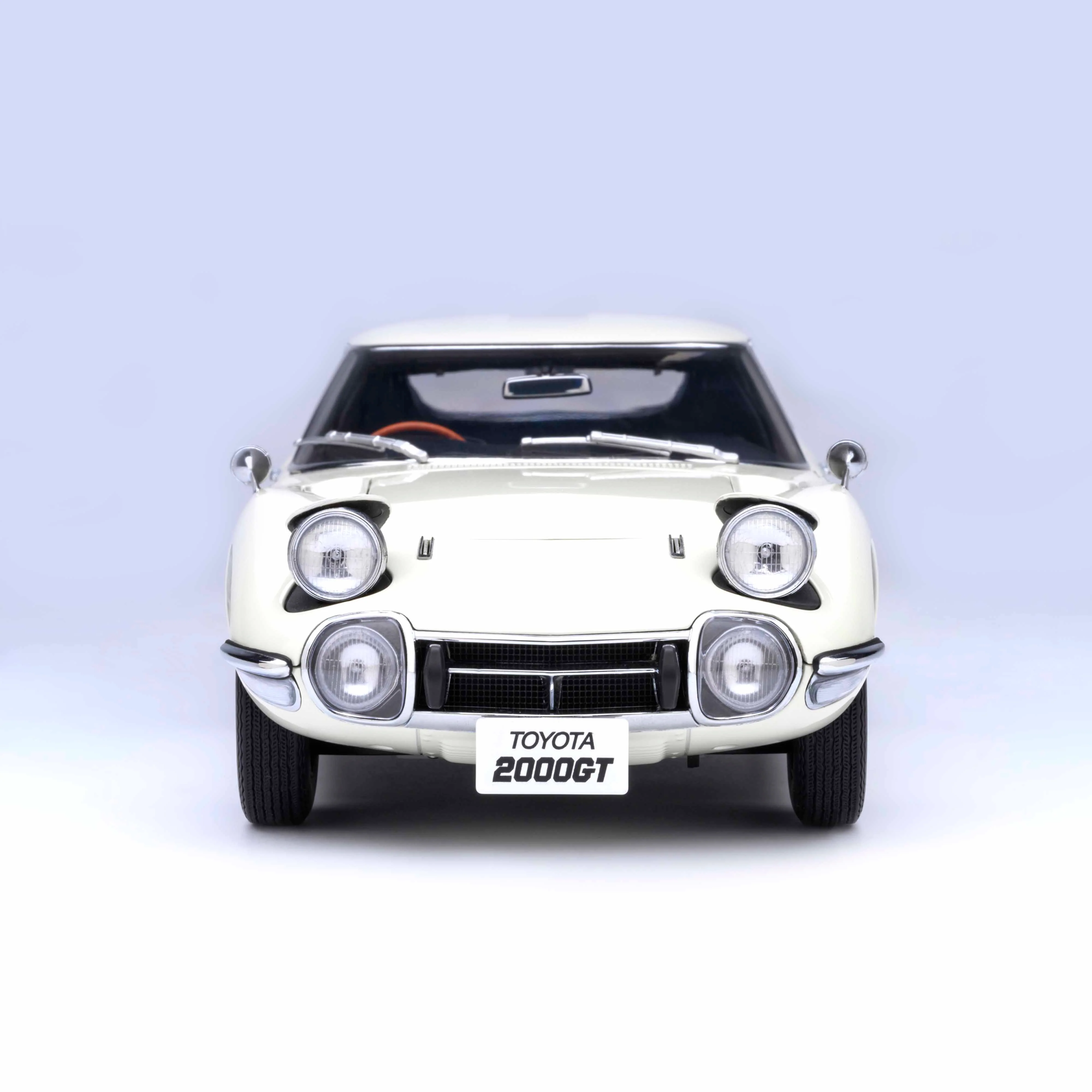 Toyota 2000GT 1967 Blanc 1/18 - Image 4