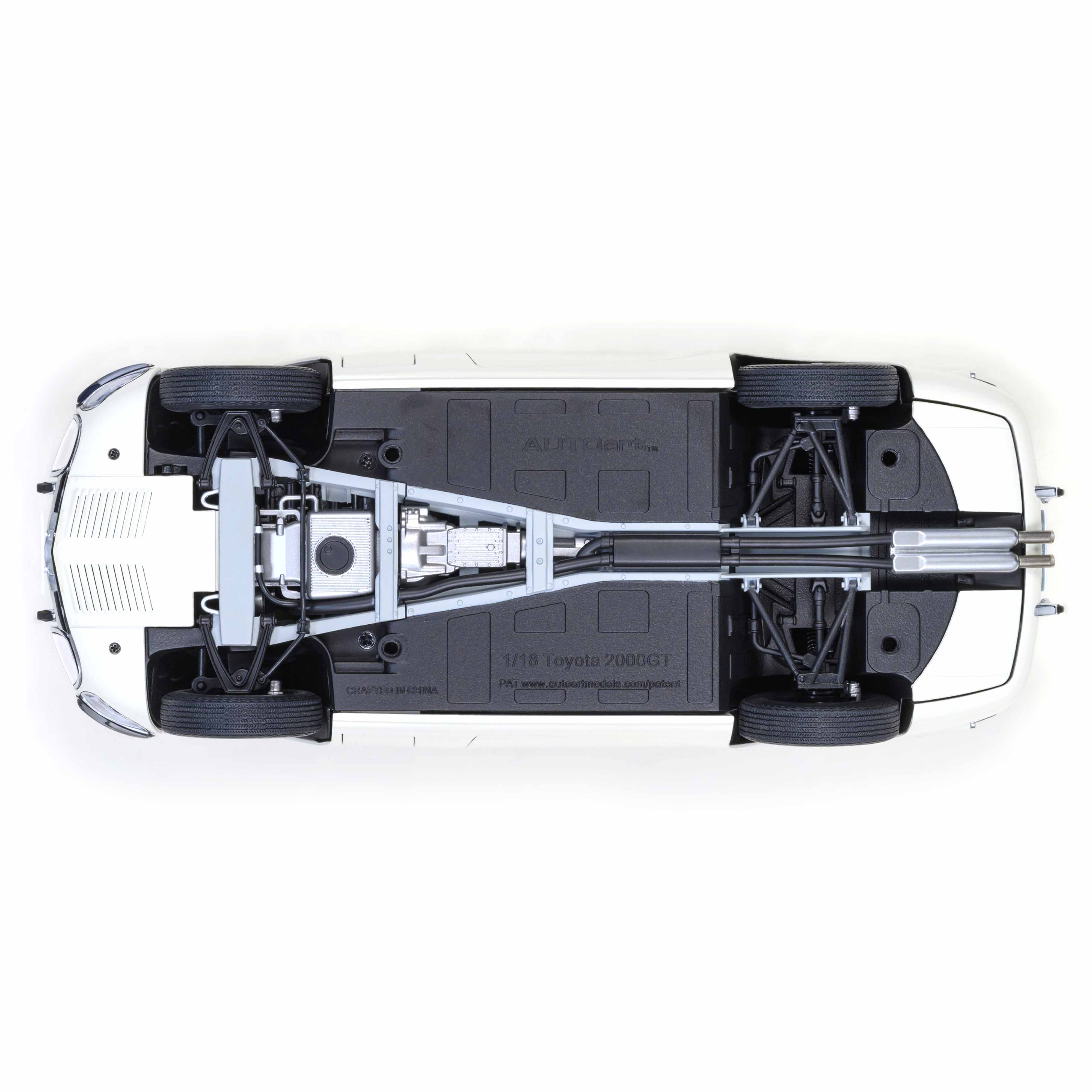 Toyota 2000GT 1967 Blanc 1/18 - Image 7