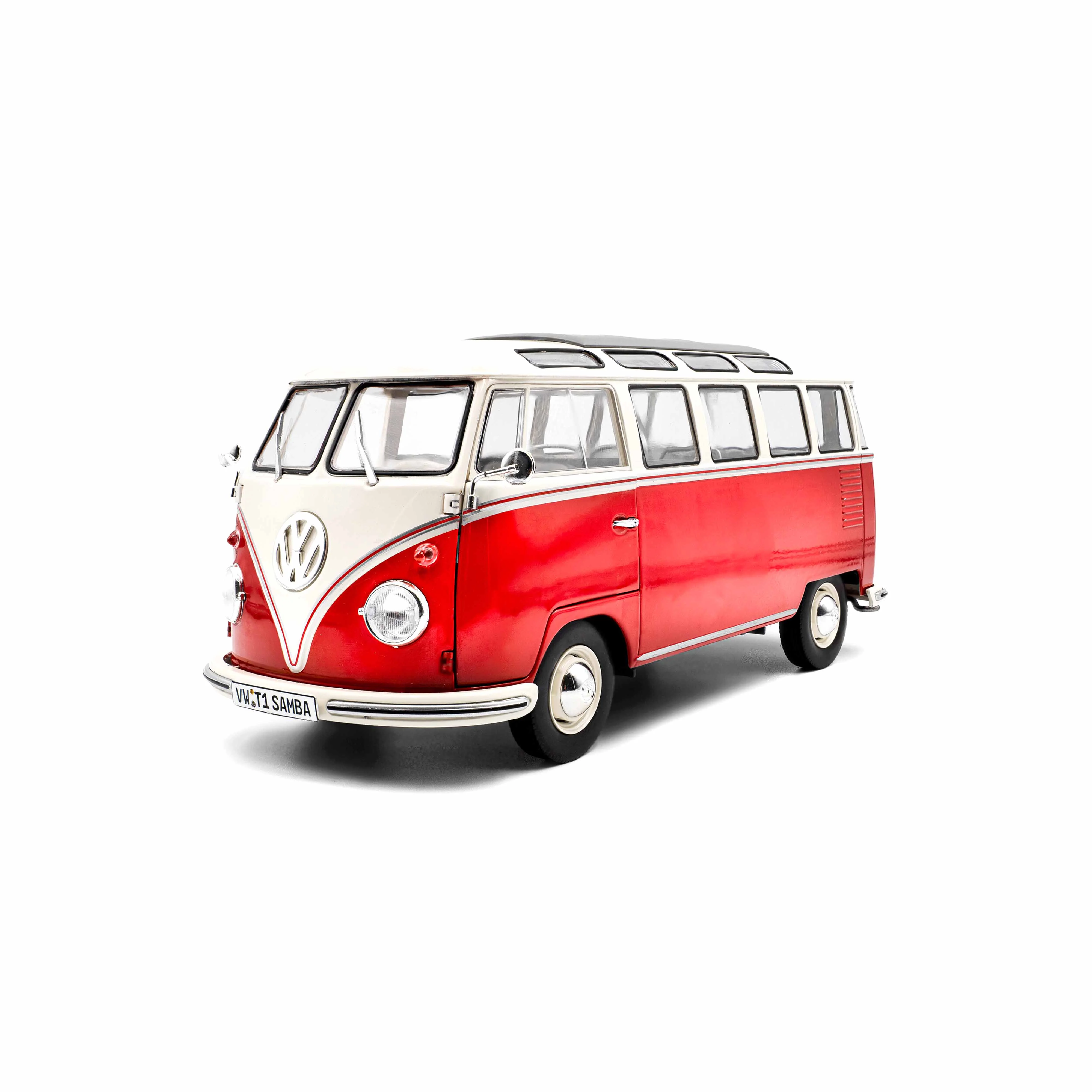 VW T1 Samba Rouge / Blanc 1962 1/18