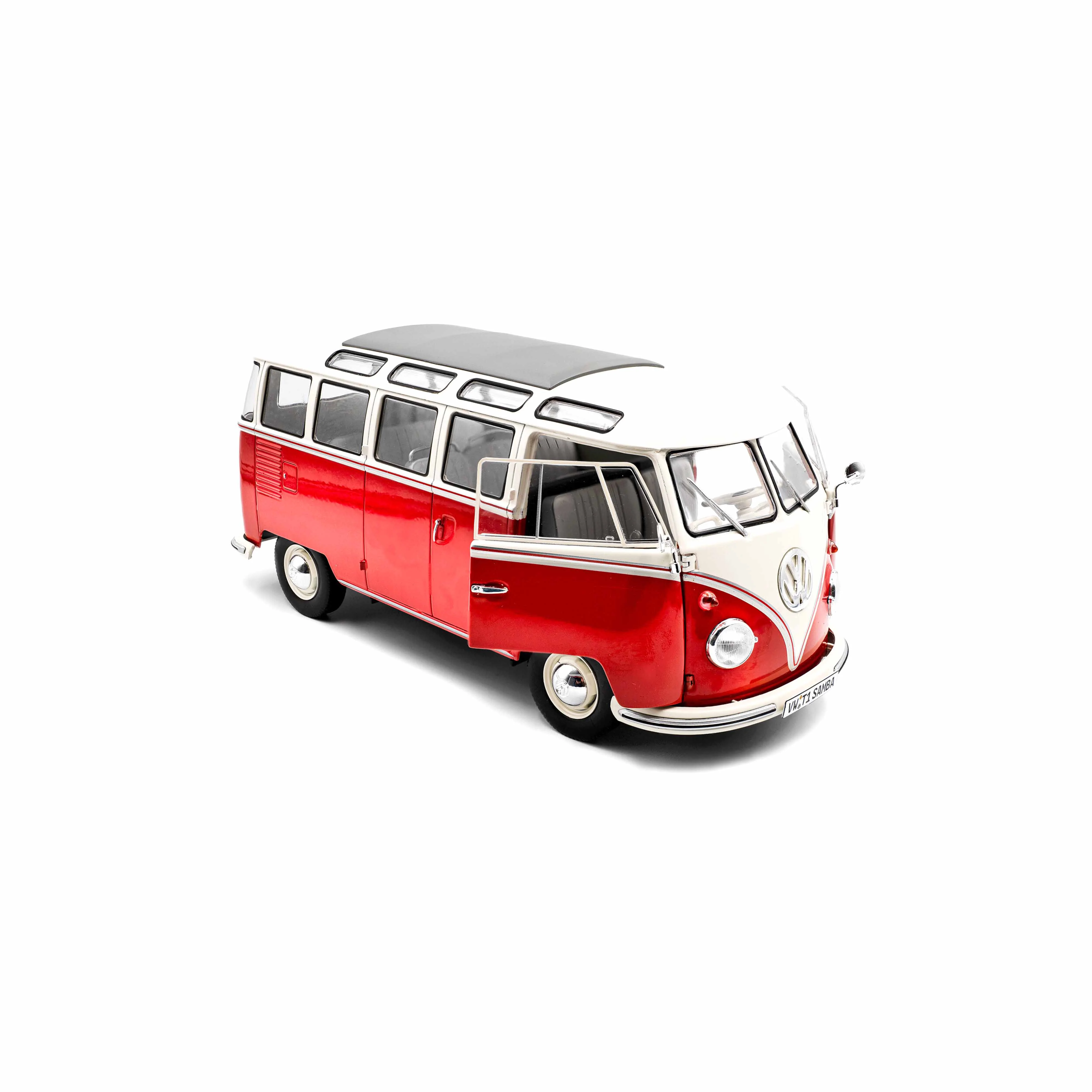 VW T1 Samba Rouge / Blanc 1962 1/18 - Image 7