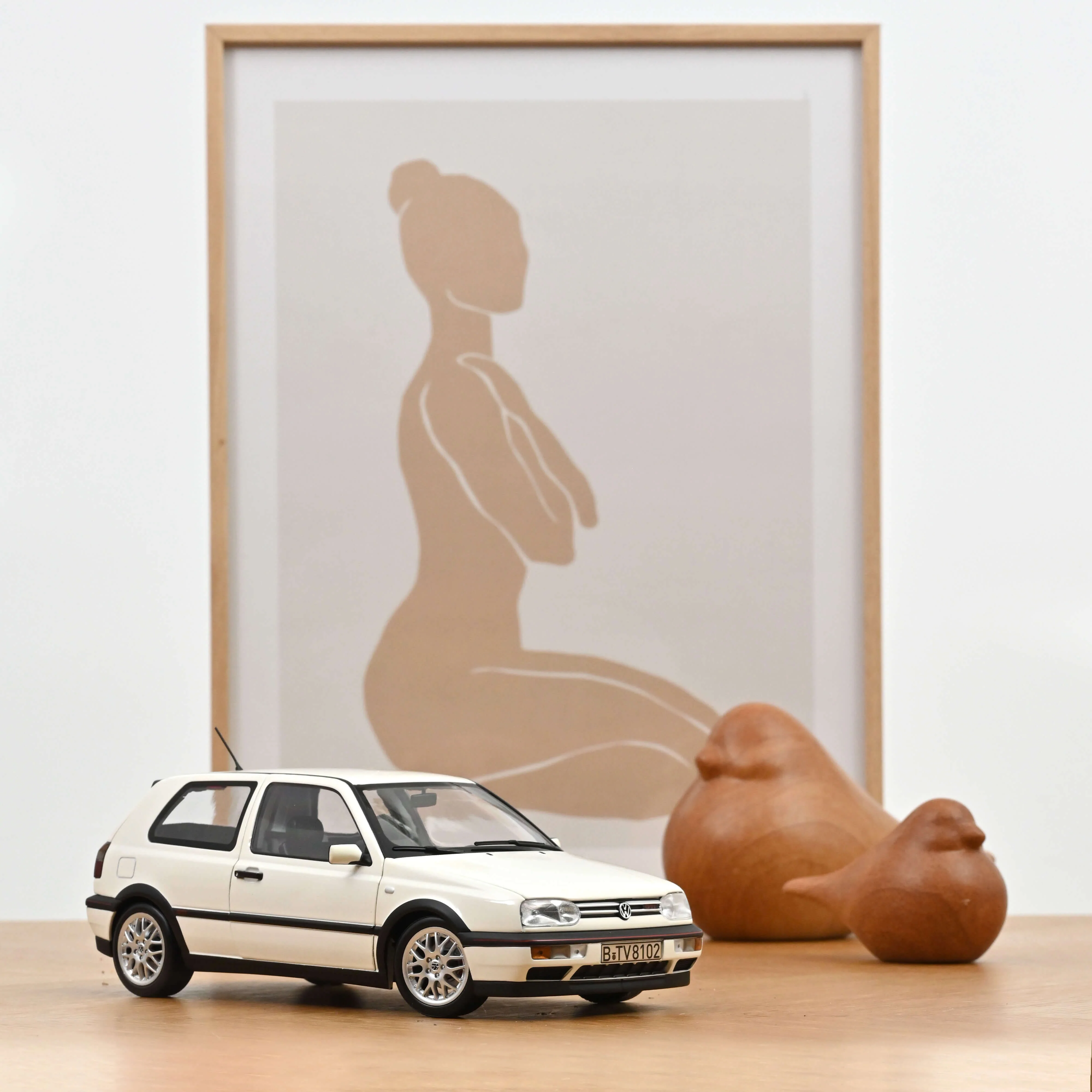 VW Golf GTI 1996 Blanc Candy 1/18