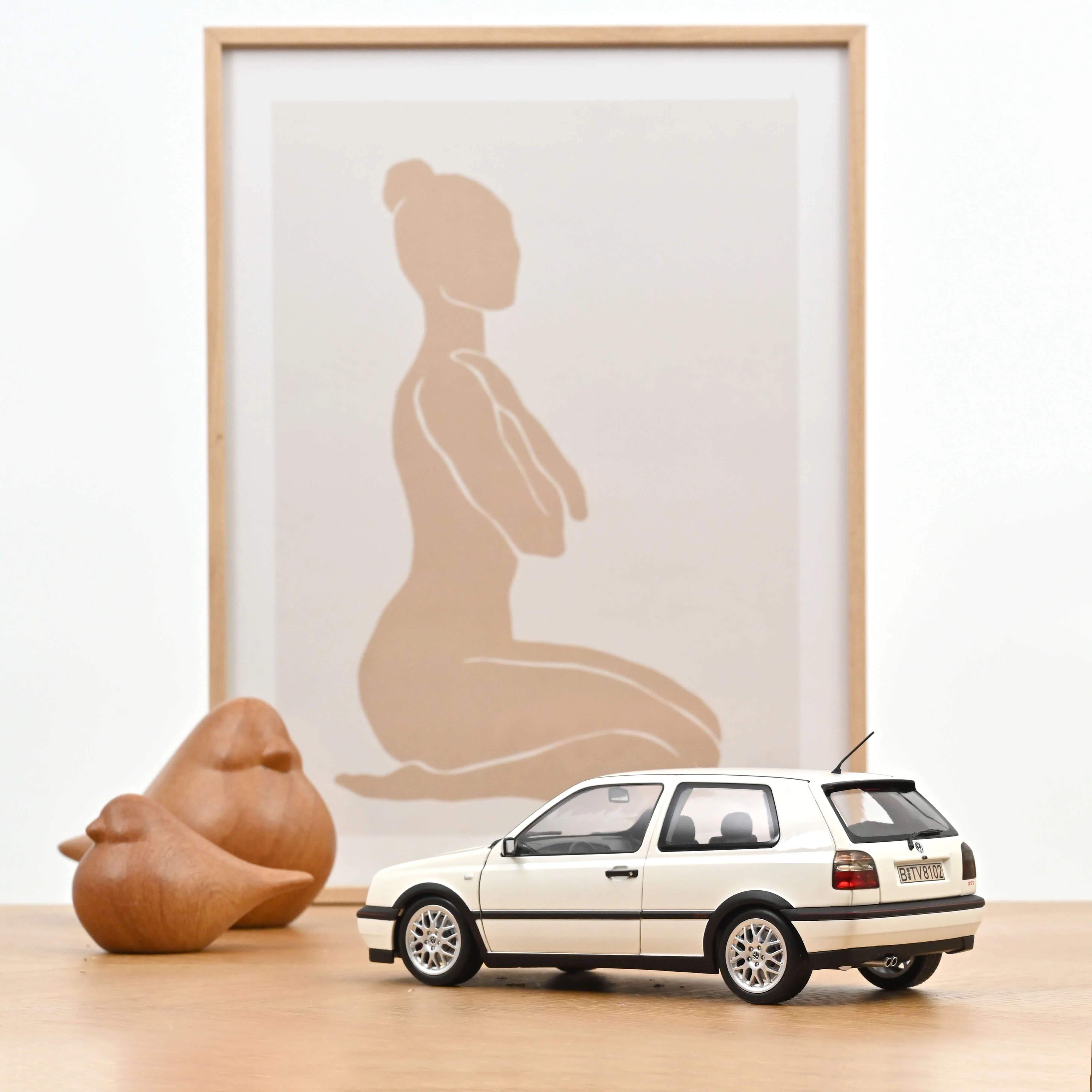 VW Golf GTI 1996 Blanc Candy 1/18 - Image 3